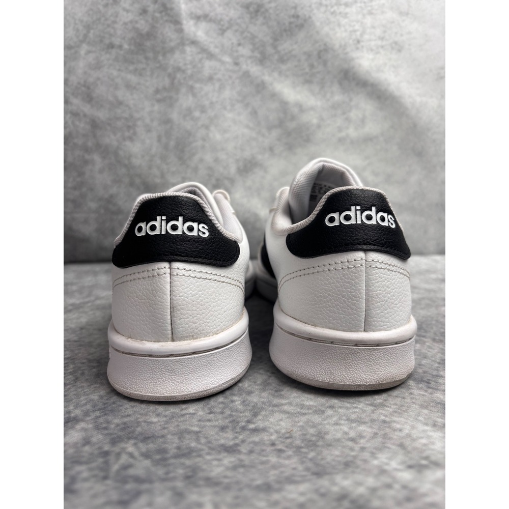 Adidas‎ Women's Grand Court Black and White Classic Cloudfoam Shoe Size 7.5 - Picture 5 of 10